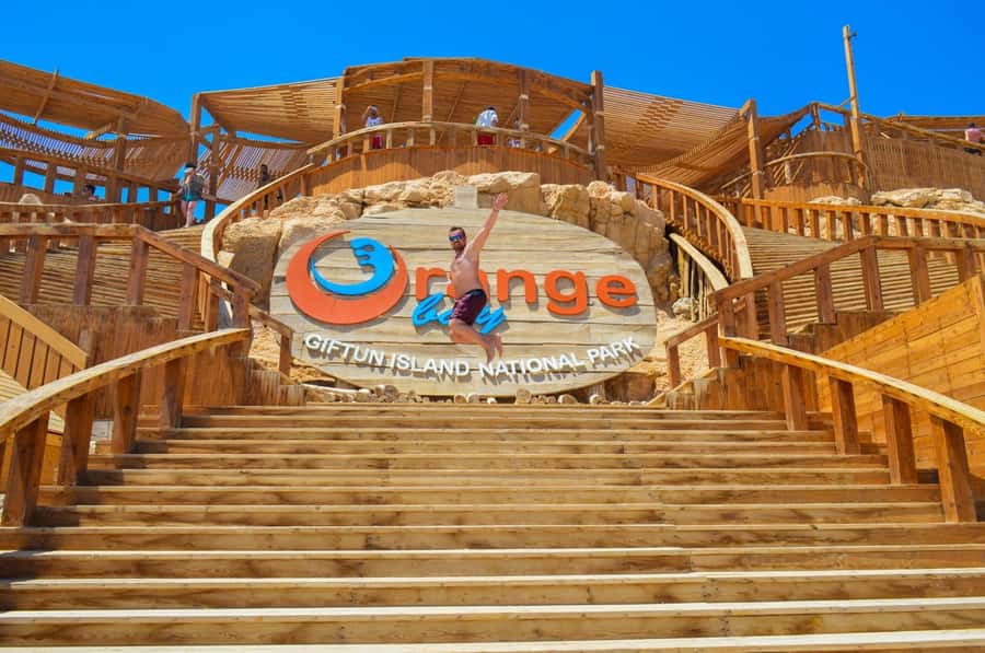 Hurghada: Giftun Island Orange Bay Speedboat Cruise & Lunch - Two snorkeling stops in Red Sea water