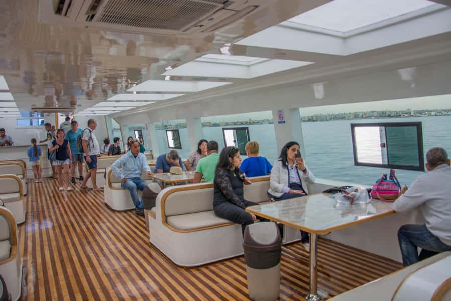 Hurghada: Panoramic Semi-Submarine Cruise with Snorkeling - Looking below the Red Sea from five meters down