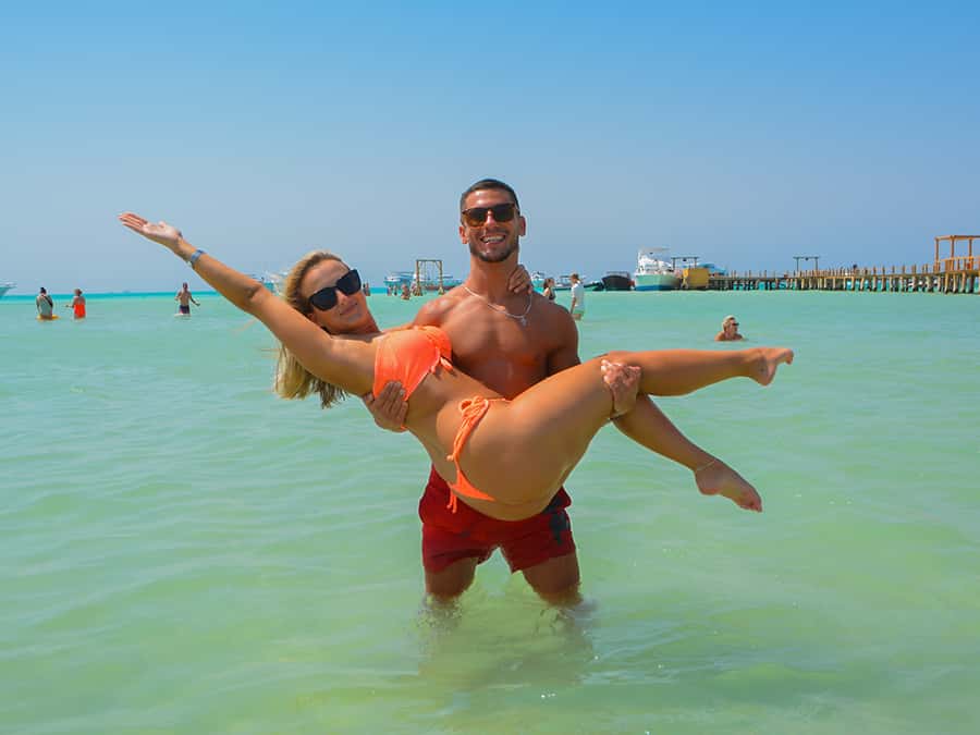 Hurghada: Premium Orange Island Cruise with Lunch & Transfer - The second snorkeling session