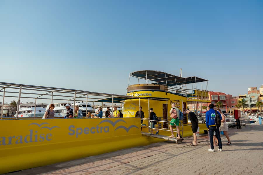 Hurghada: Semi-Submarine Boat Tour w/ Snorkeling & Transfer - What the semi-submarine actually feels like