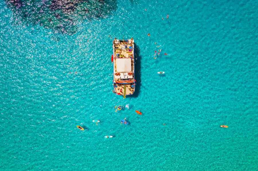 Ibiza: Beach Hopping Cruise w/ Paddleboard, Food, & Drinks - Music, guides, and the general mood onboard