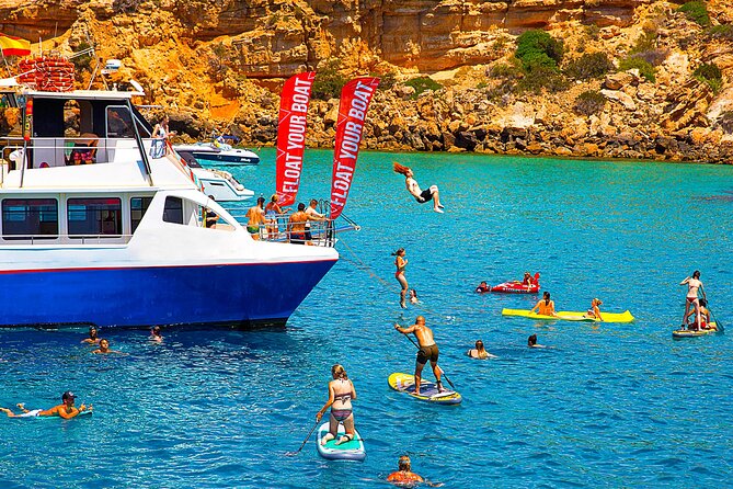 Ibiza Beach Hopping Cruise with Paddleboards, Drinks and Food 6h - Cala Comte and Cala Bassa by boat