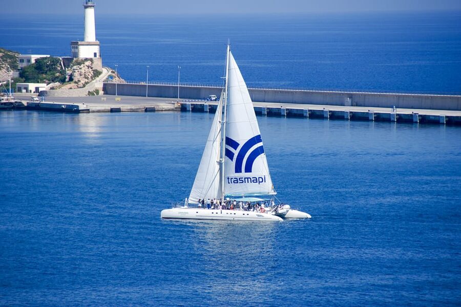 Ibiza: Catamaran Cruise to Formentera with Meal and Drinks - Sailing past Las Salinas and Ibiza’s southeast coast