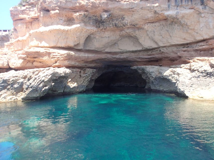 Ibiza: Snorkeling and SUP Paddle, Beach and Cave Boat Tour - The highlights at a glance