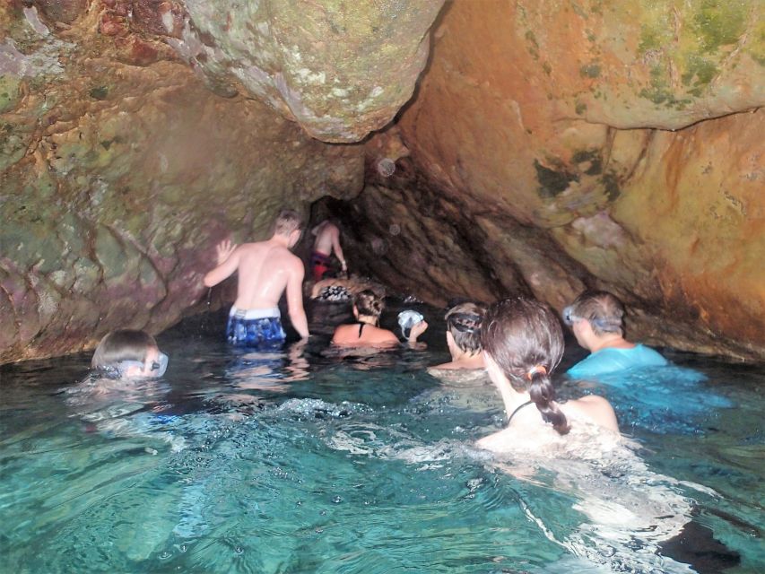 Ibiza: Snorkeling and SUP Paddle, Beach and Cave Boat Tour - A crew that helps beginners feel at ease