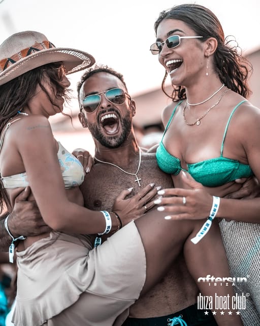 Ibiza: Sunset Boat Party at Ibiza Boat Club with Open Bar - The first hour: coastal views with a serious soundtrack