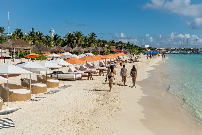 Isla Mujeres Cruise with Beach Club, Snorkel, Lunch and Open Bar - Playa Norte offers a second swim