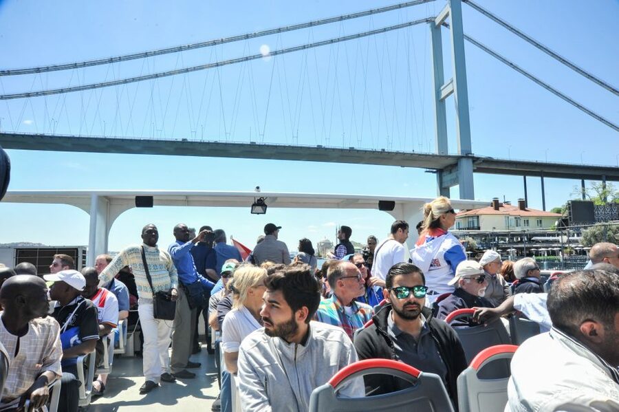 Istanbul: Bosphorus Cruise w/Audio Guide and Sunset Option - The Bosphorus bridges and the upper strait
