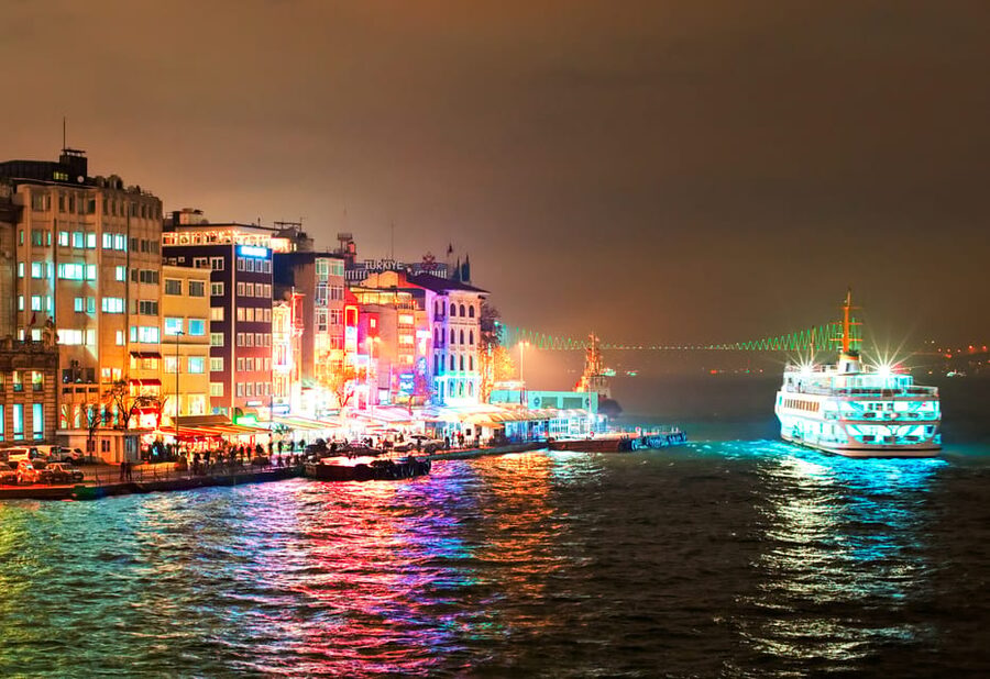 Istanbul: Bosphorus Dinner Cruise Incl. Drinks with Transfer - The Bosphorus route, from Dolmabahçe to the Maiden’s Tower