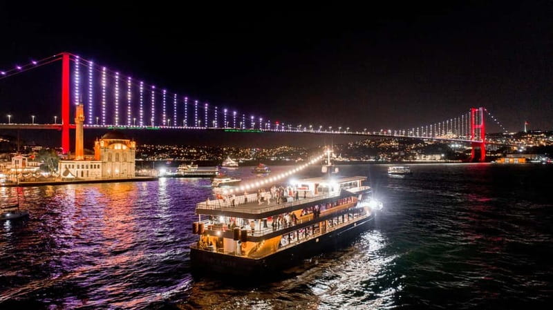Istanbul: Bosphorus Dinner Cruise with Turkish Night Show - Boarding at Kabatas Near Dolmabahce Palace