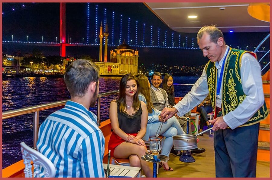 Istanbul: Bosphorus Night Dinner Cruise with Private Table - The route from Dolmabahce to the Maiden’s Tower