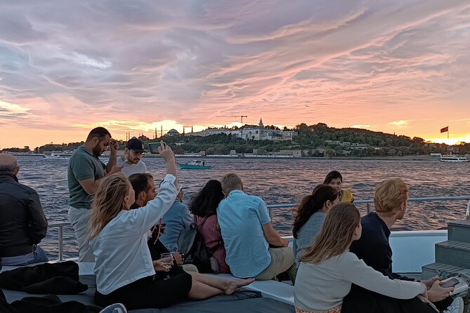 Istanbul Bosphorus Sunset Cruise on Luxury Yacht - Ortaköy Mosque and the first bridge
