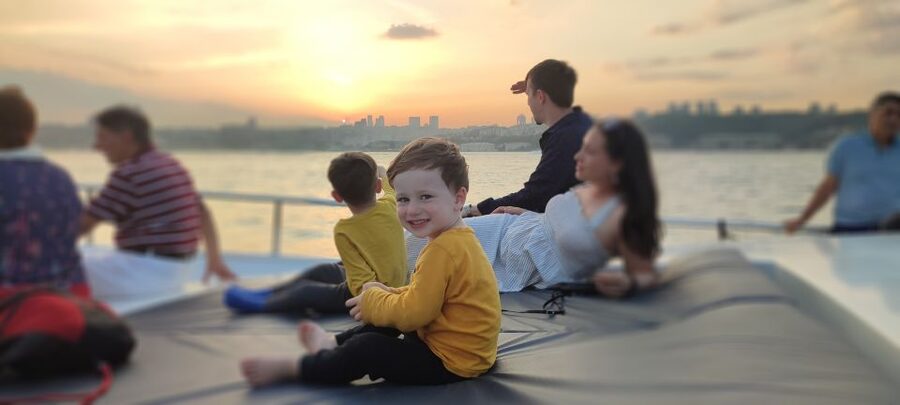 Istanbul: Bosphorus Sunset Cruise on Yacht with Live Guide - Ortaköy Mosque and the first bridge