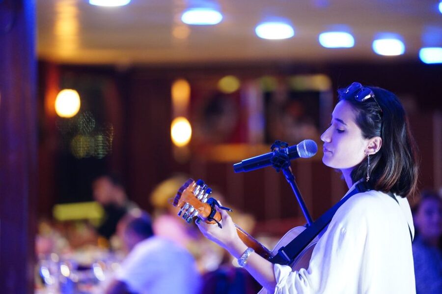 Istanbul: Dinner Cruise and Entertainment with Private Table - Fatih Sultan Mehmed Bridge and Anatolian Fortress