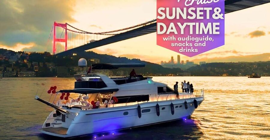 Istanbul: Sunset or Day Small-Group Yacht Cruise with Snacks - Daytime or sunset: which one should you choose?