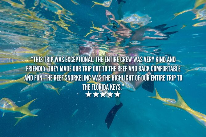 Key West Afternoon Snorkel Sail with Unlimited Cocktails! - How crowded is this Key West snorkel cruise?