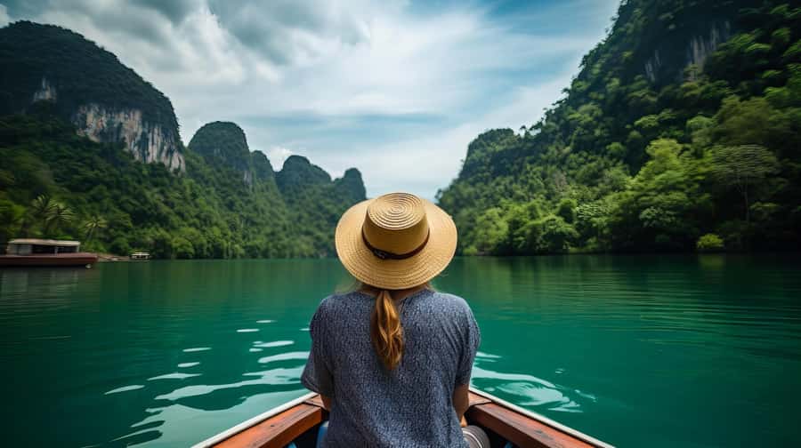 Khao Sok: Private Longtail Boat Tour at Cheow Lan Lake - Swimming and lunch at Nang Prai Raft House