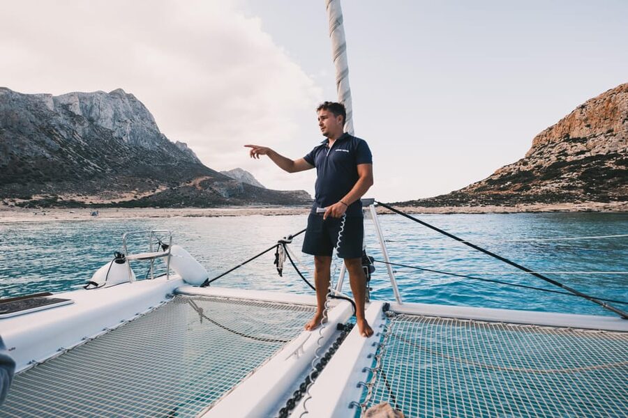 Kissamos: Balos & Gramvousa Luxury Catamaran Sailing Cruise - Food, drinks, and what luxury means here