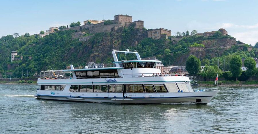 Koblenz: Old Town Sightseeing Cruise along the Rhine - Deutsches Eck, where two rivers meet