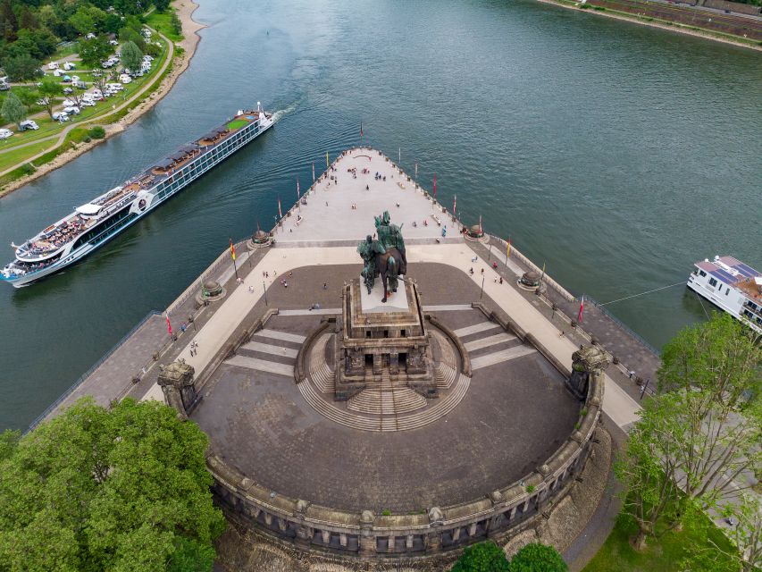 Koblenz: Old Town Sightseeing Cruise along the Rhine - Ehrenbreitstein Fortress is the visual highlight