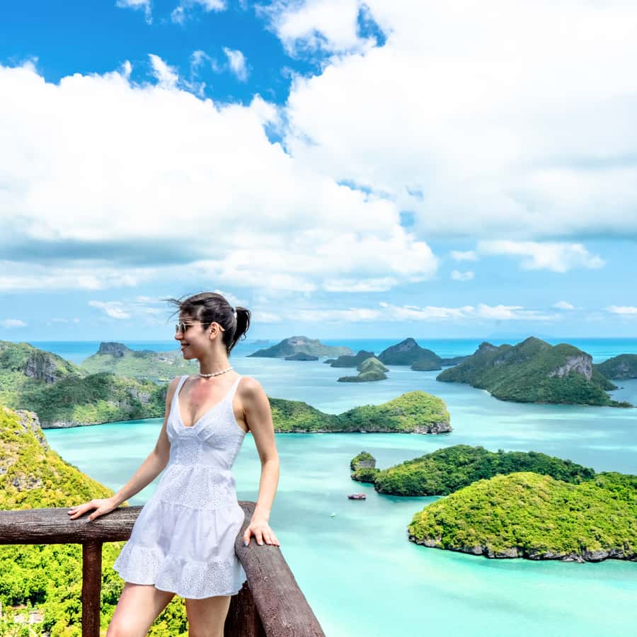 Koh Samui: Mu Ko Ang Thong Park Cruise with Kayaking Option - Lunch, beaches, and the realities of a busy boat