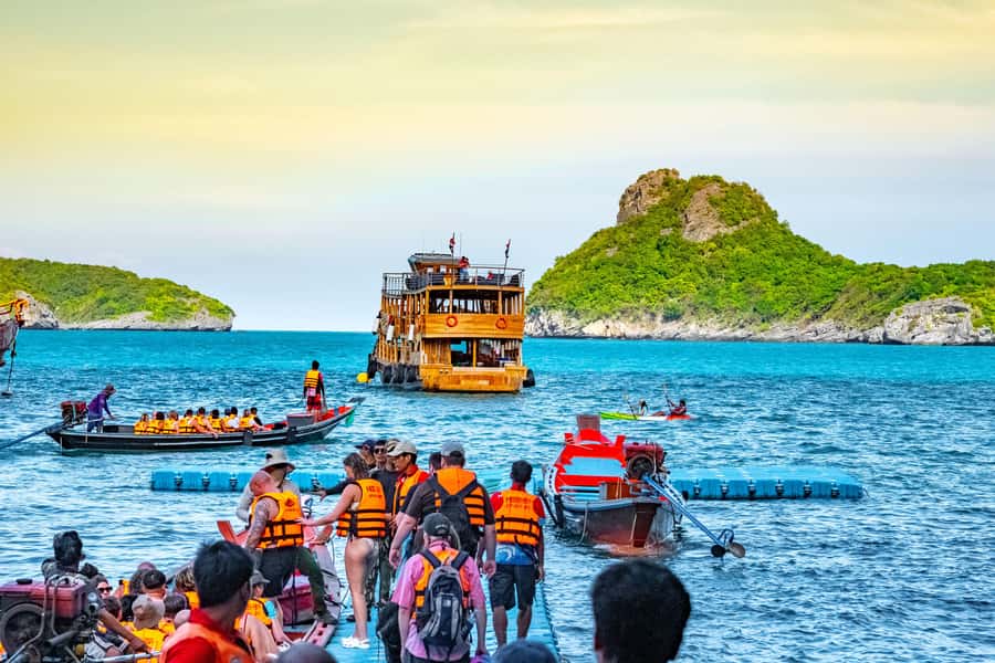 Koh Samui: Mu Ko Ang Thong Park Cruise with Kayaking Option - Koh Mae Ko and the Blue Lagoon