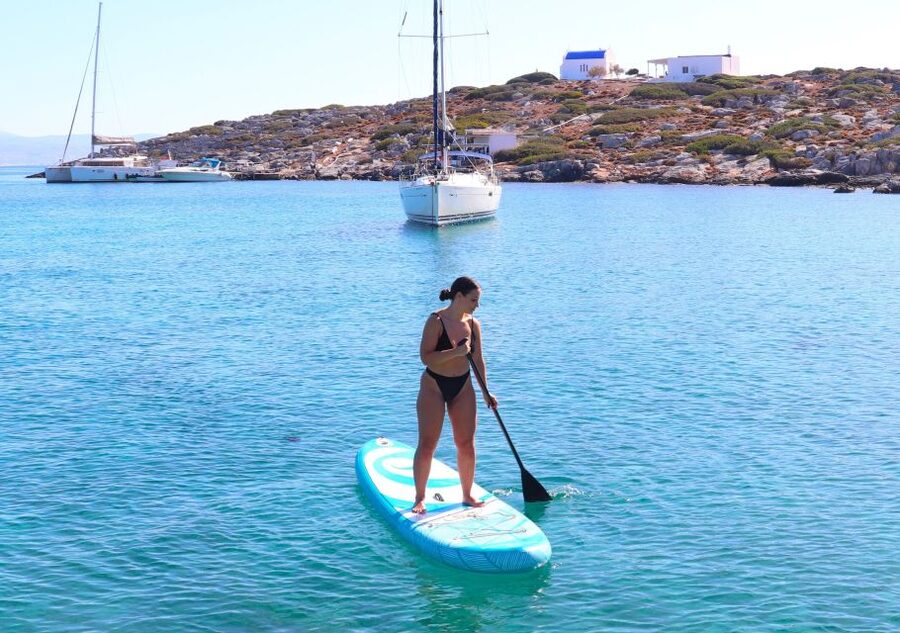 Kolimvari: Sailing Cruise with Meal & Water Activities - Agioi Theodoroi: three hours by clear water