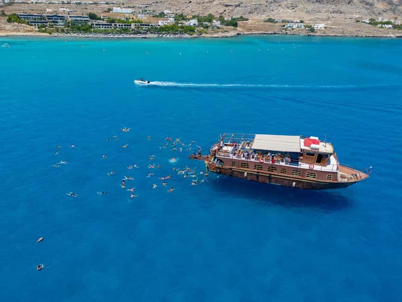 Kolympia : Transfer & Cruise to Lindos with 3 Swimming Stops - The Cruise to Lindos Takes You Straight to the Main Event