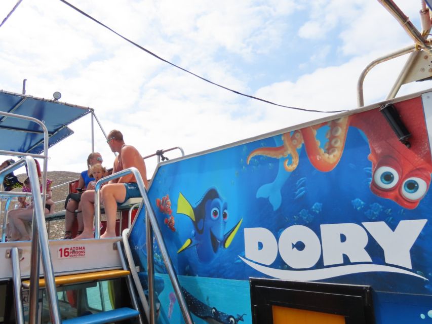 Kos Town: Glass-Bottom Boat Cruise with Swimming Stops - How family-friendly is the boat?