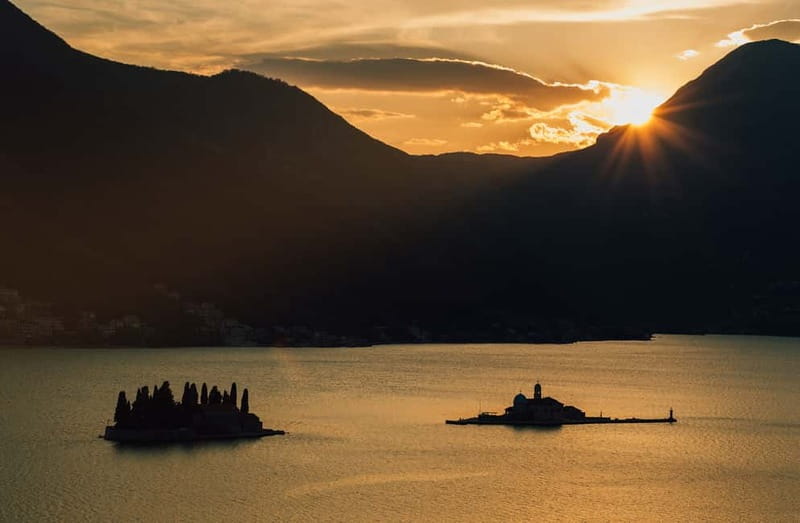Kotor: Bay of Kotor and Blue Cave Speedboat Tour - Kotor’s walls and the inner bay