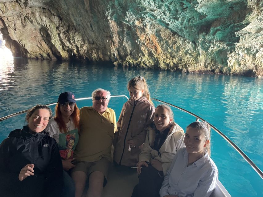 Kotor: Boat Cruise with Blue Cave Swim and Submarine Base - Kotor speedboat tour highlights