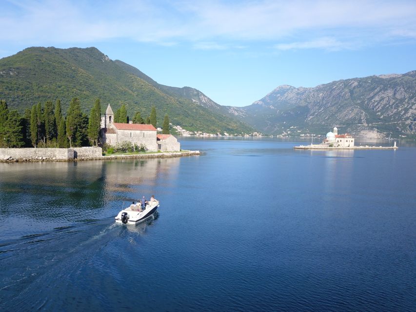 Kotor: Boat Cruise with Blue Cave Swim and Submarine Base - Views of Tivat, Porto Montenegro, Herceg Novi, and Perast
