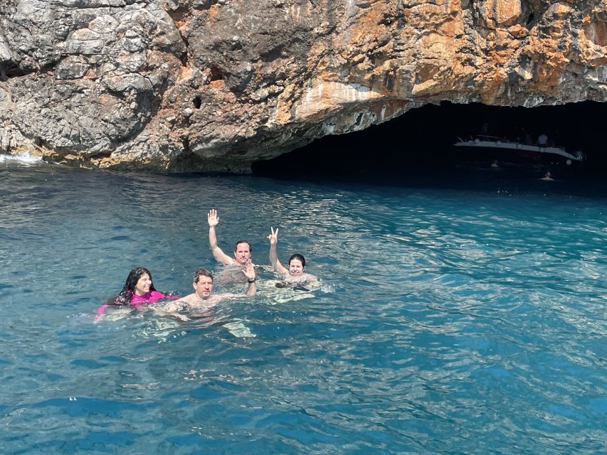 Kotor: Boat Cruise with Blue Cave Swim and Submarine Base - Leaving Kotor and crossing the bay
