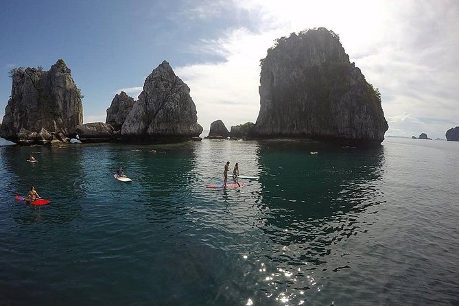 Krabi 4 Island Sunset Snorkeling Cruise + Bioluminescent Swim - Chicken Island: famous scenery and flexible water time
