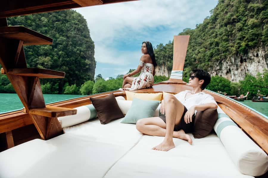 Krabi: Private Luxury Longtail Boat Island Hopping Tour - Half-day or full-day: the practical choice