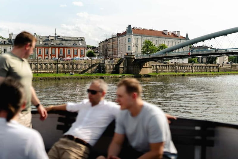 Krakow: Vistula River Sightseeing Cruise with Audio Guide - Grunwald Bridge and the balloon viewpoint