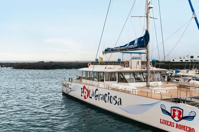 La Graciosa: Island Cruise with Lunch and Water Activities - From your Lanzarote hotel to Órzola Harbour