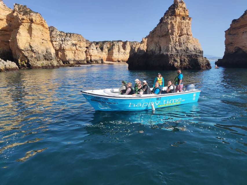 Lagos: Ponta da Piedade Rock Formations Guided Boat Tour - Seeing Ponta da Piedade from the water