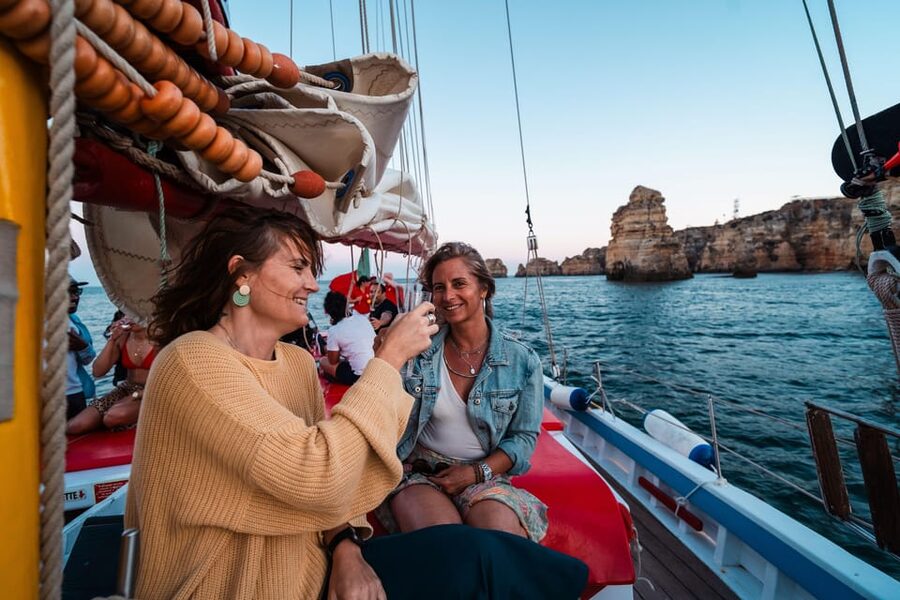 Lagos: Sunset Sail aboard a Traditional Boat with Prosecco - Who will enjoy this most?