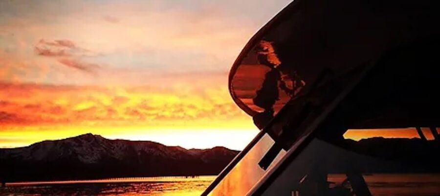 Lake Tahoe: Scenic Sunset Cruise with Drinks and Snacks - Leaving the marina and crossing Lake Tahoe