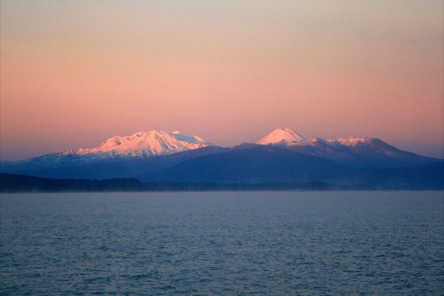 Lake Taupo: 1.5-Hour Maori Rock Carvings 5:00 PM Cruise - Commentary, crew, and the human side of the outing