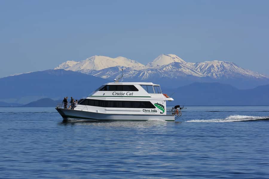 Lake Taupo: 1.5-Hour Māori Rock Carvings Cruise - Setting out from Taupō Harbour