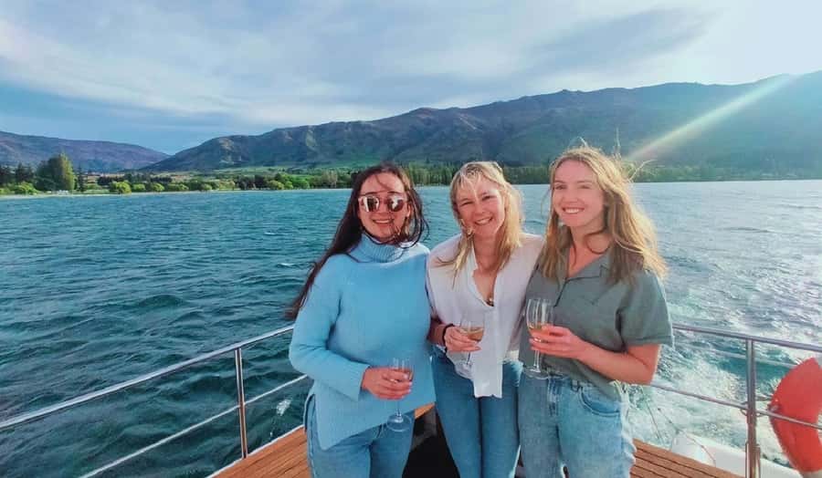 Lake Wanaka Happy Hour Cruise - Boarding the 17-metre catamaran