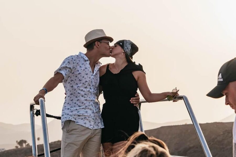 Lanzarote: 2.5-Hour Sunset and Dolphins Cruise - Sunset, champagne, and cake at sea