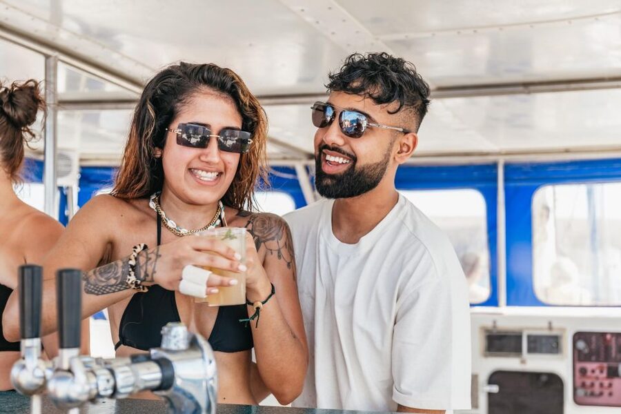 Lanzarote: Day Trip to the Papagayo Beaches by Catamaran - Paella, pasta, fruit, and an open bar