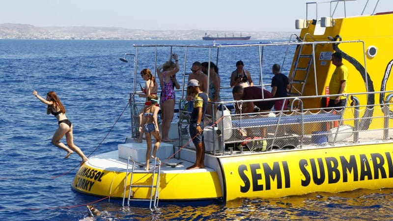 Larnaca: Yellow Submarine Swim Cruise with Unlimited Drinks - Finding the Boat at Larnaca Marina