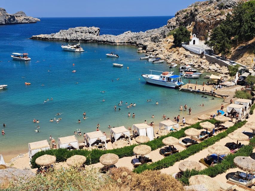 Lindos,Pefkos: All inclusive Swim & Snorkel Boat Cruise - The basic feel of the Vlycha Beach boat trip