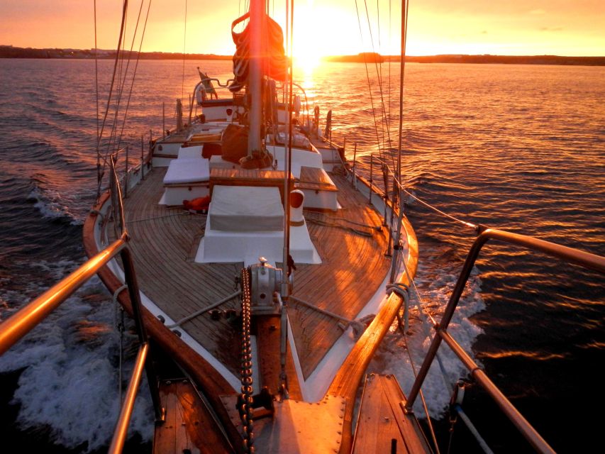 Lisbon: Daylight or Sunset on a Vintage Sailboat - Sailing past the Monument to the Discoveries