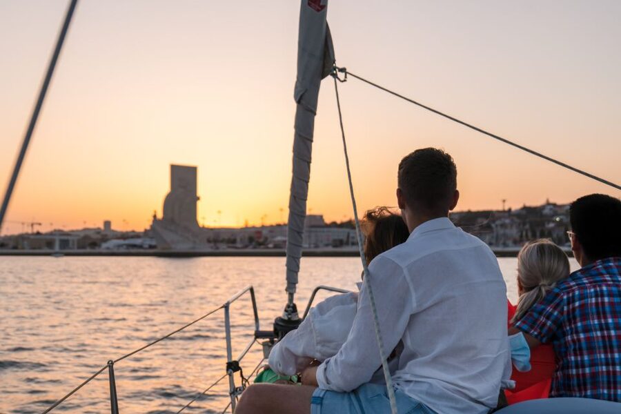 Lisbon: Daytime/Sunset/Night City Sailboat Tour with Drink - MAAT and the changing face of Lisbon