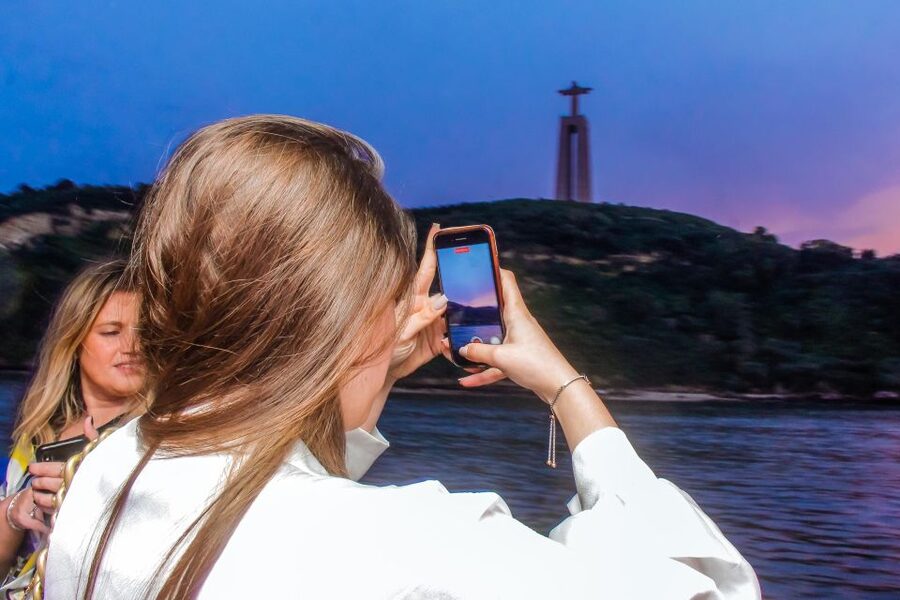 Lisbon: Disco Night Cruise with DJ and Open Bar - Commerce Square begins the river view